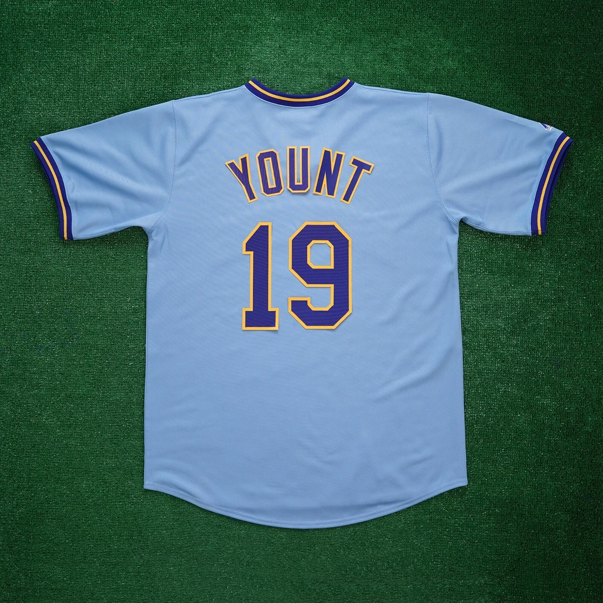 Robin Yount Milwaukee Brewers Blue Cooperstown Throwback Men's Jersey