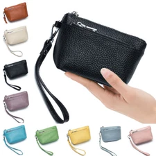 Women Leather Wallet Mini Purse Bag Credit Card Coin Holder Zipper Clutch Gift