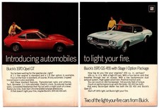 Vintage 1970 Buick Gs Buick Opel Car Original Print Ad 8x11 2-page Vintage 1970 Buick Gs Buick Opel Car Original Print Ad 8x11 2-page