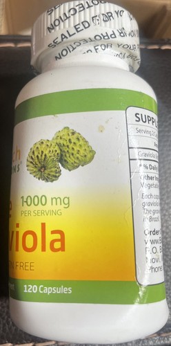 Biotech Nutritions Pure Graviola Annona Muricata 1000mg 120 Capsules New 05/2025 - Picture 2 of 5