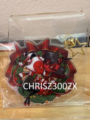 Helluva Boss Moxxie Millie Holiday Acrylic Charm Figure Ornament Christmas