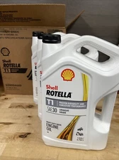 3 Pack Engine Oil Shell Rotella T1 30 SAE30 Heavy Duty Diesel Engine Oil 1 Gal