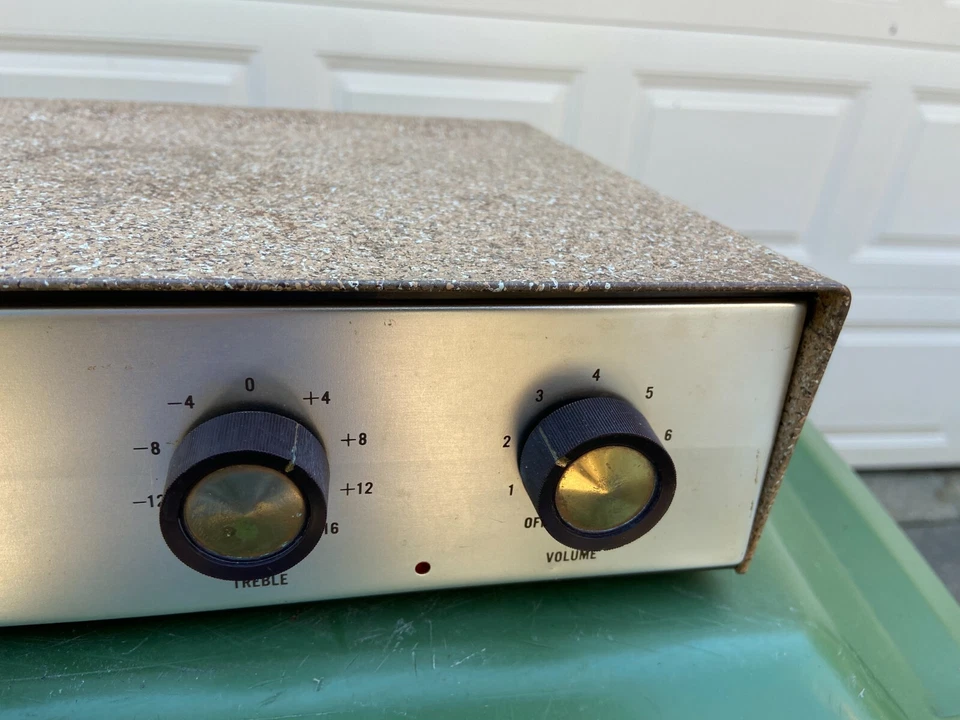 Amplificador de tubo Knight 94SX 700 de colección años 50 mono amplificador 6V6 con perillas para reconstrucción  Foto 4 de 4