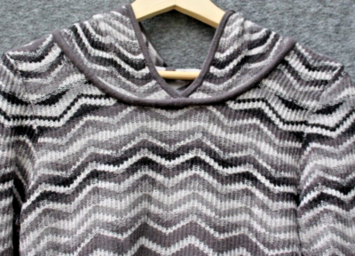 Prana Sweater Knit Dress Women's Medium Gray Striped Long Sleeve Hooded EUC  | eBay