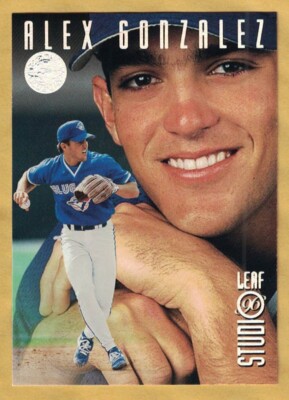 Alex Gonzalez  1996 Leaf Studio (#2) Silver Press Proof Parallel  /100