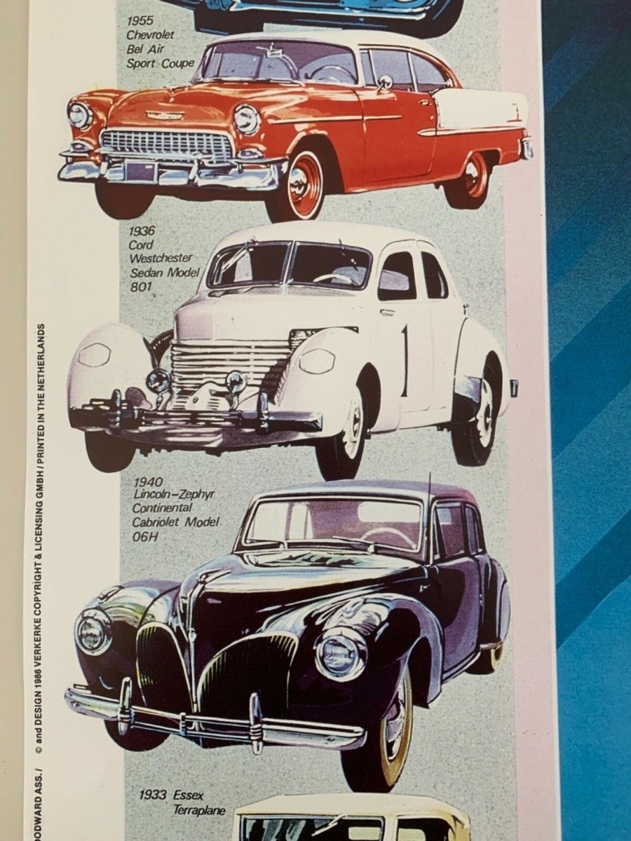 AMERICAN CLASSIC CARS BY HIDEAKI KODAMA, AUTHENTIC 1986 POSTER | eBay