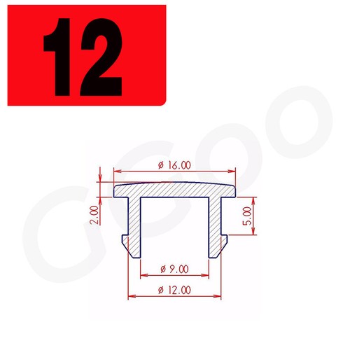 Black Snap-On Hole Plug Silicone Rubber Blanking Seal Bung Pipe Tube 2.5-60.6mm - Picture 24 of 59