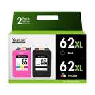 Valuetoner Remanufactured Ink Cartridge Replacement for HP 62XL 62 XL to use ...