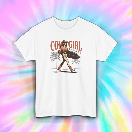 Cowgirl Vibes Unisex Heavy Cotton Tee, Western Shirt, Rodeo Outfit, Country