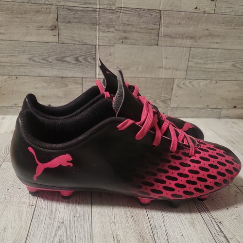 Puma Spirit III FG Kids Soccer Cleats Size 5 Black & Pink Shoes 106070-04 - Bild 5 von 11