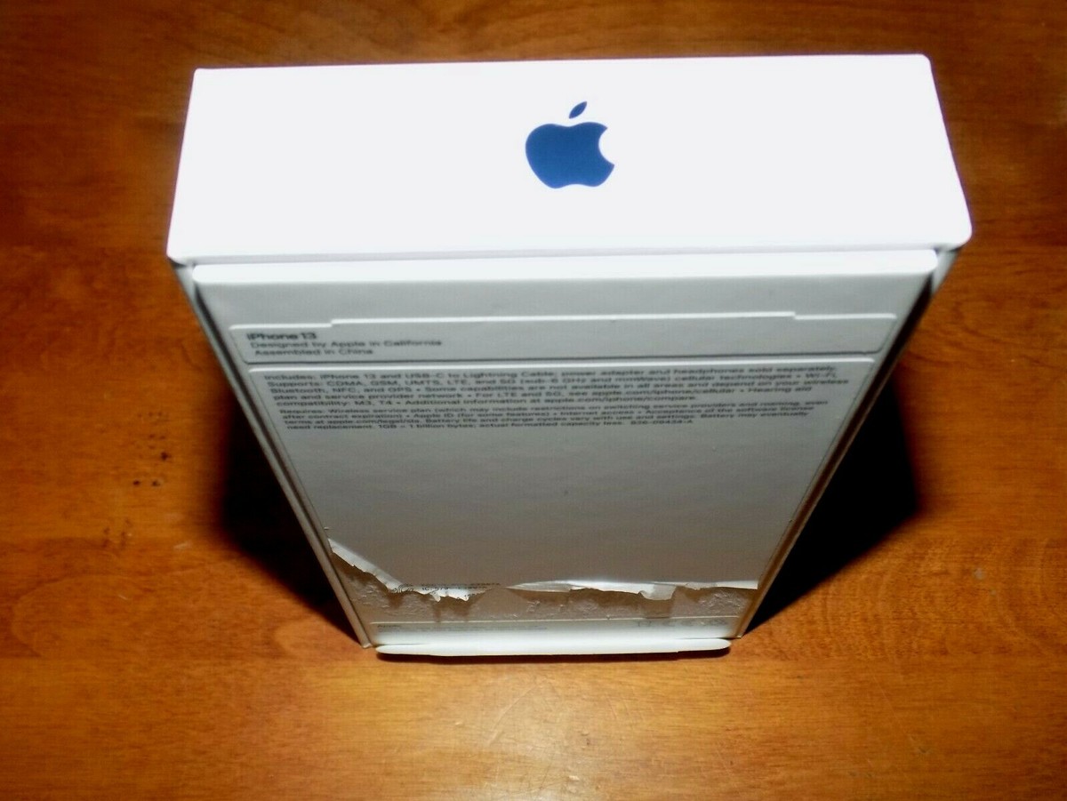 APPLE iPHONE 13 USED Retail Box Interior & Lid SALES BOX ONLY NO
