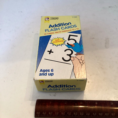 Trend Addition Flash Cards T-1569 91 Cards Complete