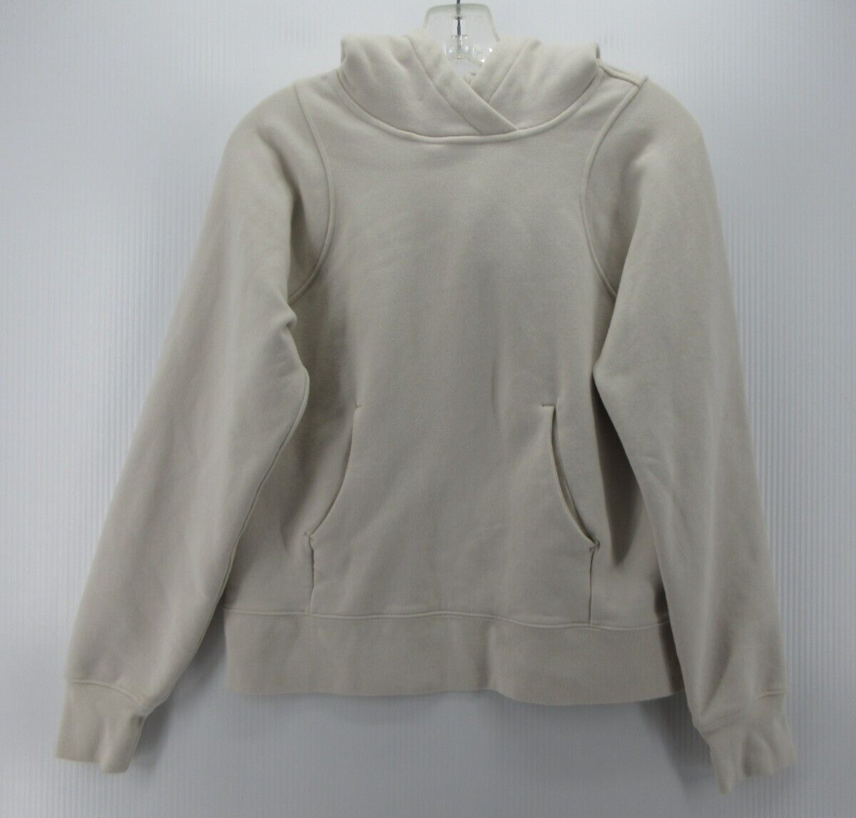 Lululemon Womens White Full Zip Hoodie with Pockets Athleisure Activewear-image