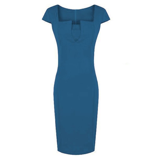 DS-B Ladies Women's Stylish Bodycon Business Cocktail Evening Party Dress - Picture 13 of 32