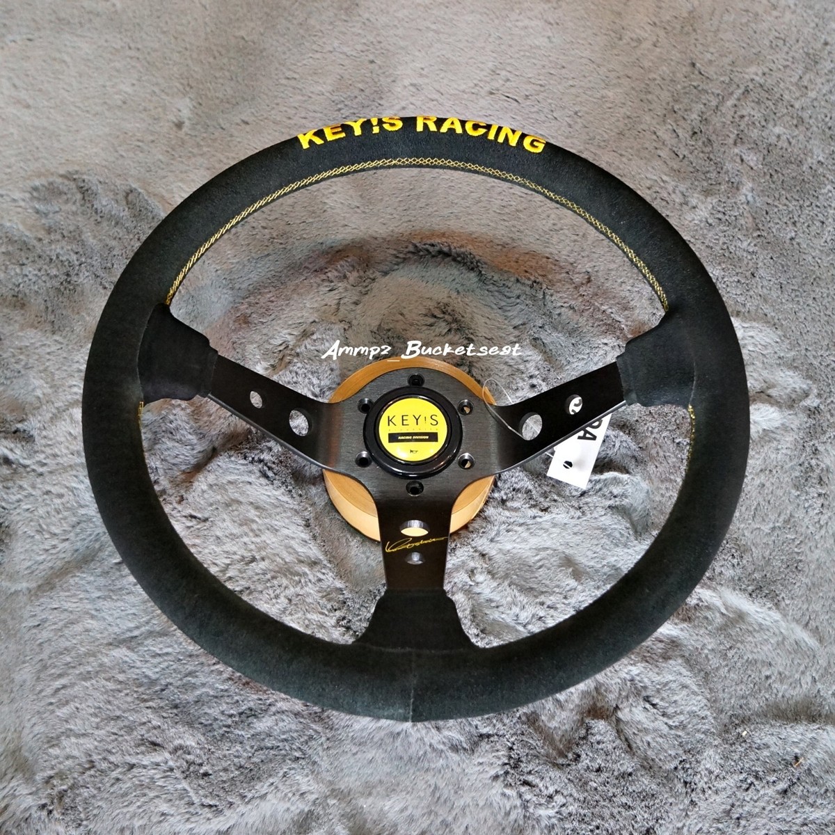 KEY!SRacing Steeringオリジナル ステアリング フラットタイプ key!s racing steering オリジナル ステアリング フラットタイプ