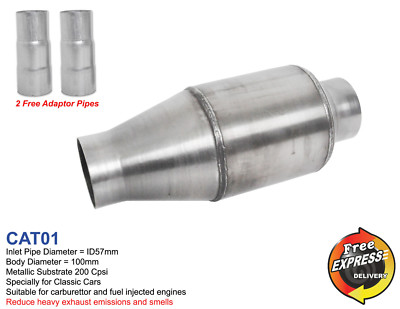 Katalysator speziell für Oldtimer Metallic Catalytic Converter 200cpsi CAT01