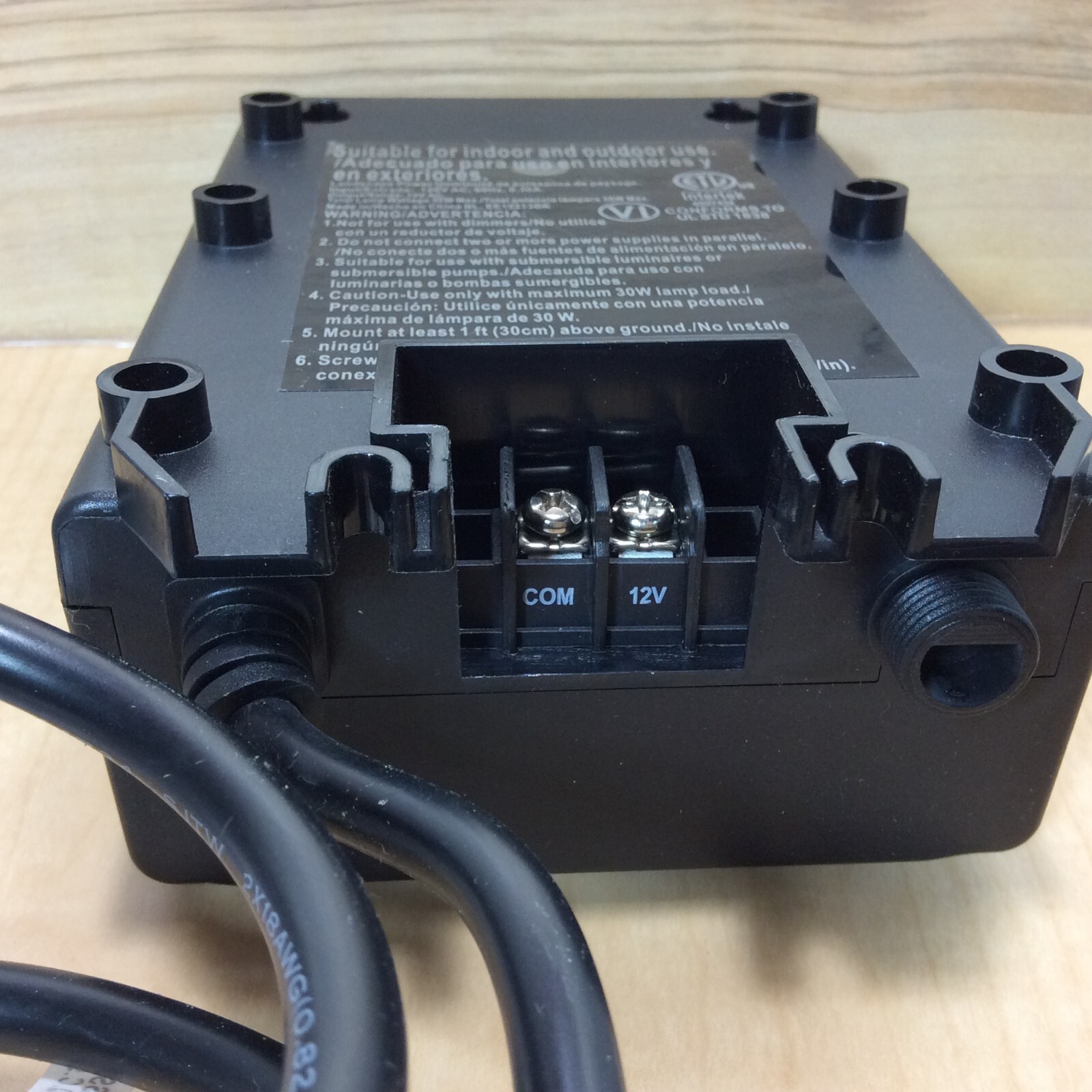 Hampton Bay Low Voltage Landscape Power Supply Transformer Intertek