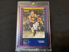 STEPH CURRY 1/1 True one of one - RARE PURPLE FOIL 2019-20 Panini Card #001/001