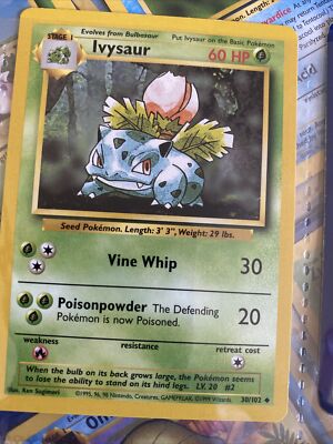 ivysaur pokemon card value 1999 Pokemon Ivysaur Shadowless #30 CGC Graded NM/Mint Pokemon Card –  Shields Stamps & Coins main image 0