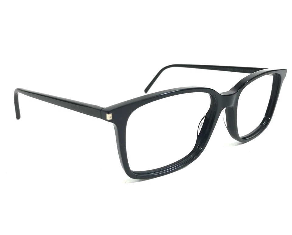 Оправа для очков Saint Laurent SL46 001 блестящая черная квадратная с полным ободком 54-16-145 - Изображение 2 из 4