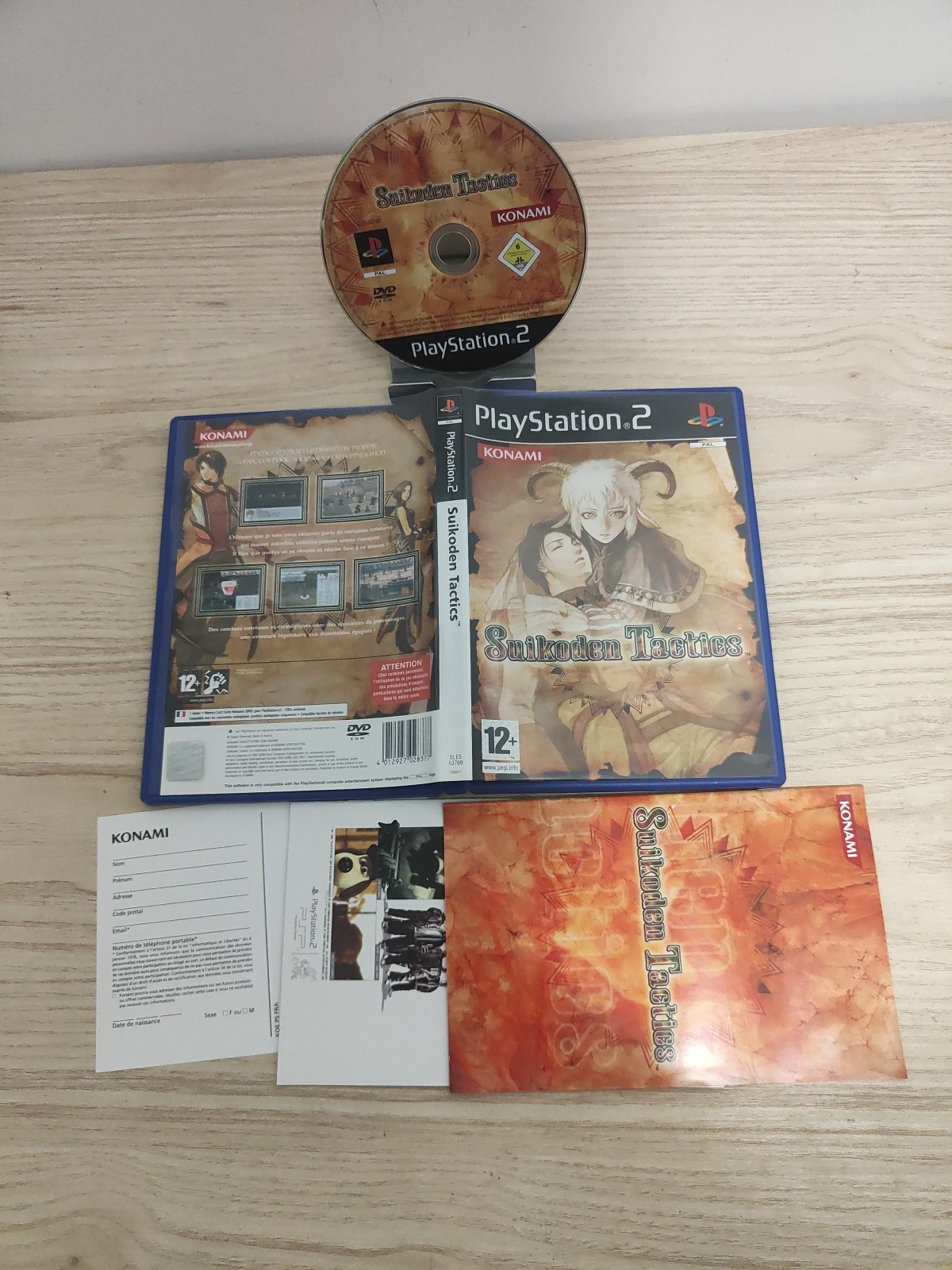 Suikoden Tactics PS2 PAL FR Version Française Complet Sony PlayStation 2