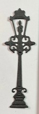 4 Black Street Garden Lamp Post Die Cut Scrapbook Embellishment