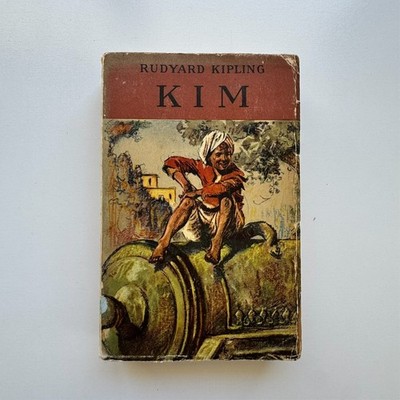 1951 KIM Rudyard Kipling DANISH Edition Gyldendal Vintage Antiquarian Novel HC
