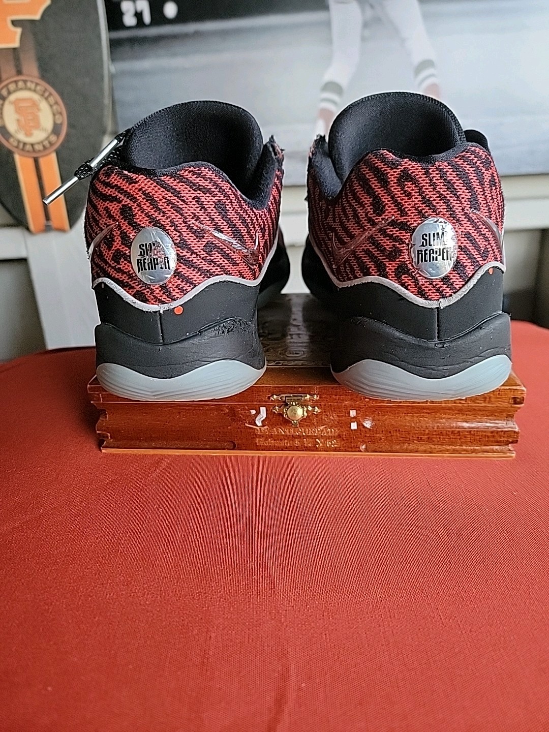 Nike Kevin Durant KD 16 Slim Reaper Black Silver Fire Red DV2917-004 Men's 7