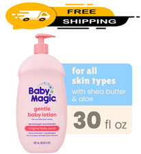 Baby Magic Gentle Baby Lotion, Original Baby Scent, Hypoallergenic, 30 oz.