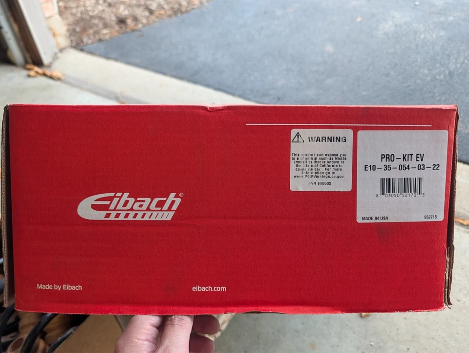 Eibach PRO-KIT EV 2021-2025 Ford Mustang Mach-E Select, Route 1, Premium AWD Foto 2 de 3