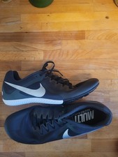 Nike Zoom Rival Track Spikes Running Shoes Mens Size 11 Black Unused