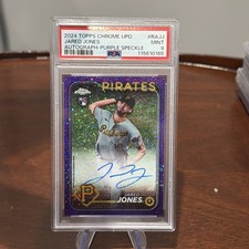 2024 Topps Chrome Update Series - Autographs Jared Jones #RA-JJ Purple...