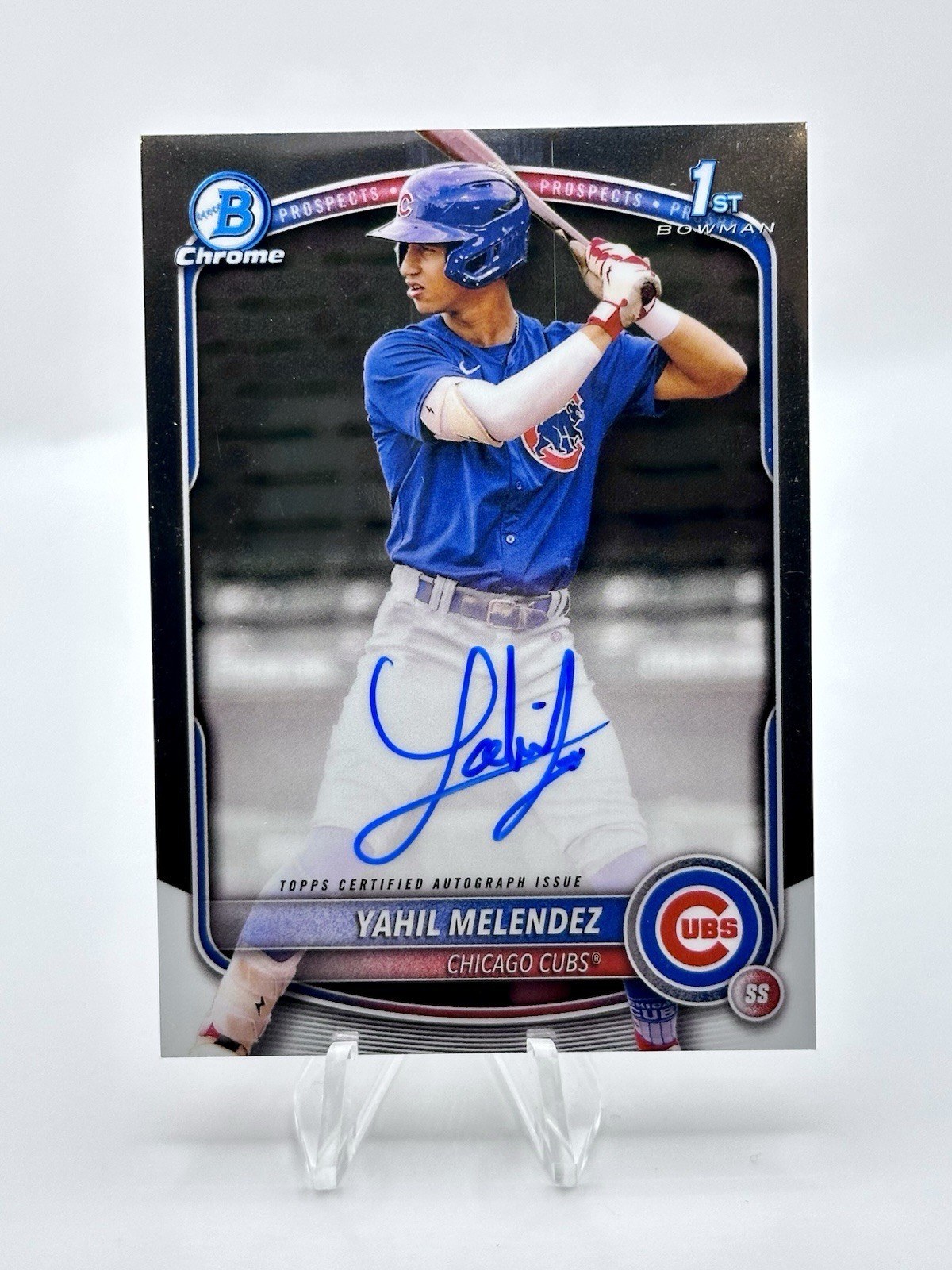 2025 Bowman Chrome - Yahil Melendez 1st Prospect Autographs #CPA-YM