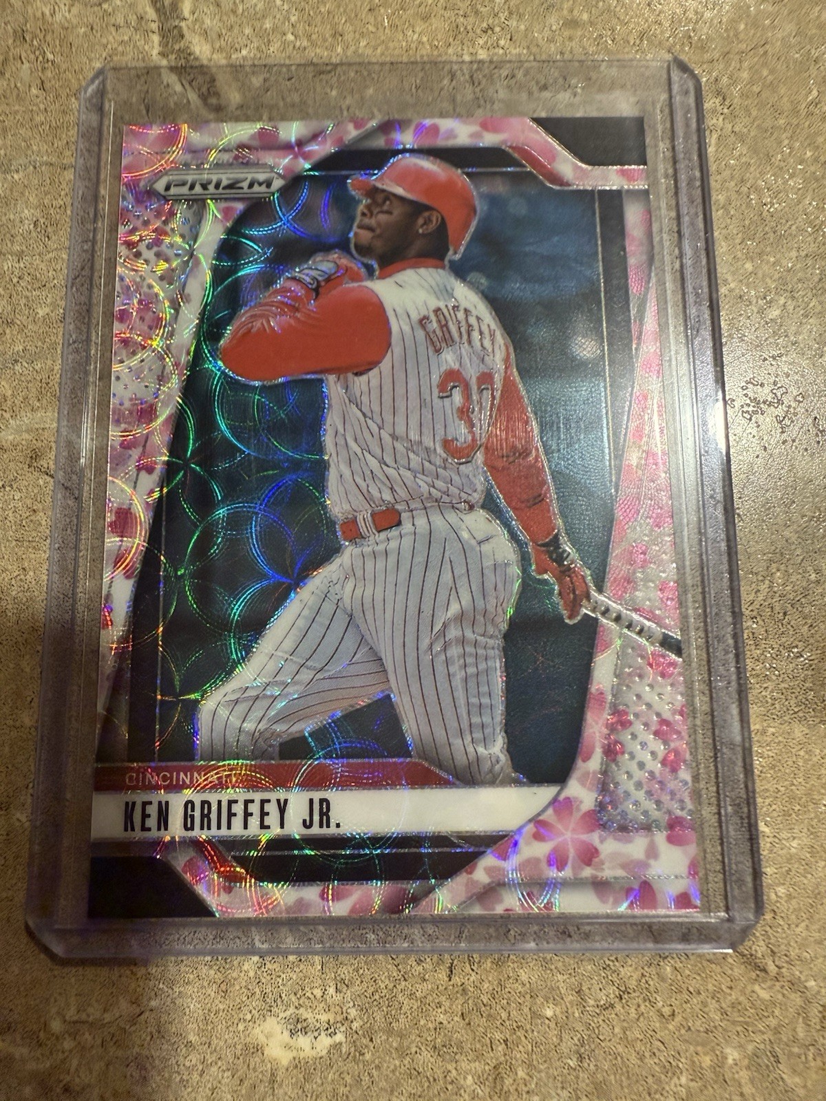 2025 Panini Prizm - Ken Griffey Jr, Ken Griffey Jr #54 Cherry Blossom Prizm /20