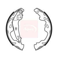 Apec Vauxhall Agila Mk Ii B H08 2008-2014 Bremsbacken Hinten SHU670