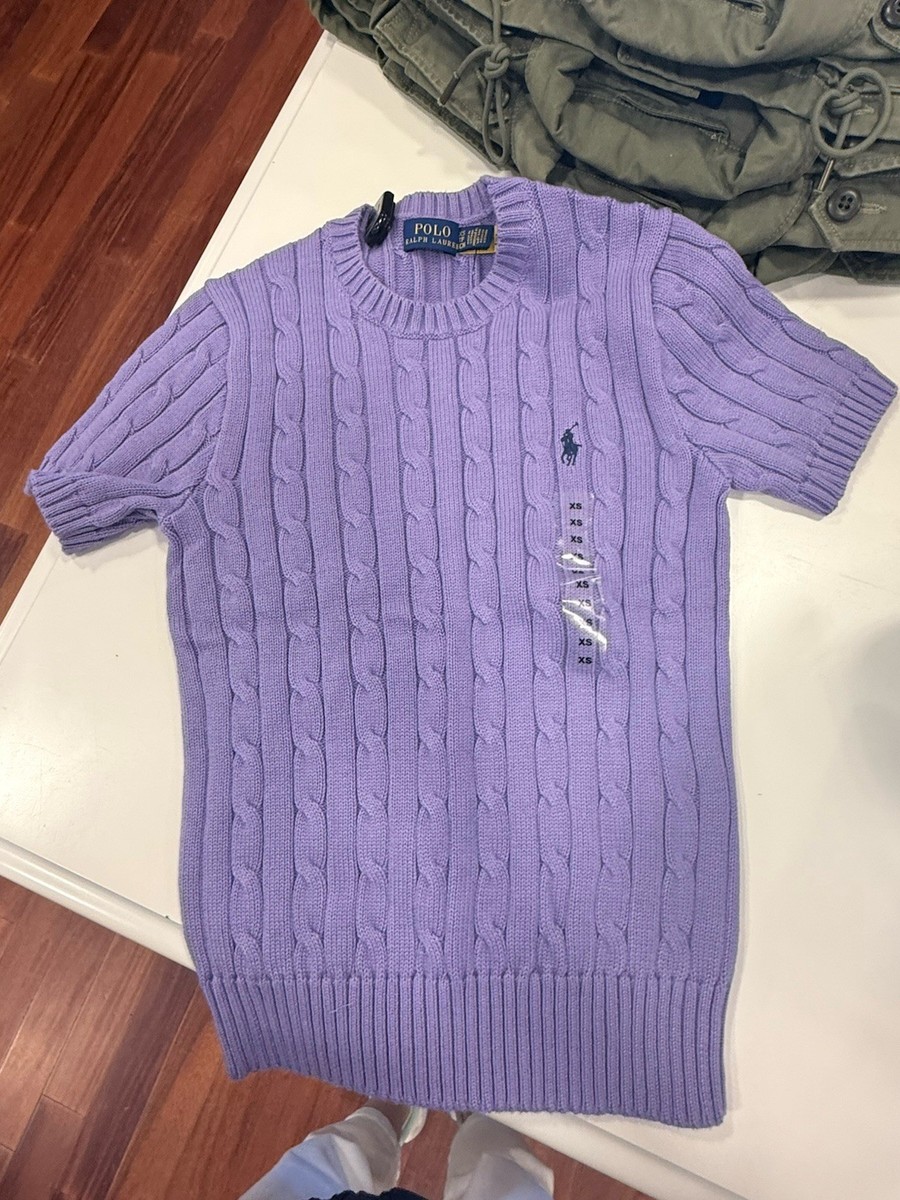 Polo by Ralph Lauren 半袖ニット S 薄紫 Polo by Ralph Lauren パープル 半袖ニット Sサイズ - メルカリ
