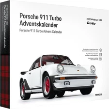 GENUINE PORSCHE Advent Calendar "911 Turbo" - White - 1:24 - Christmas Franzis
