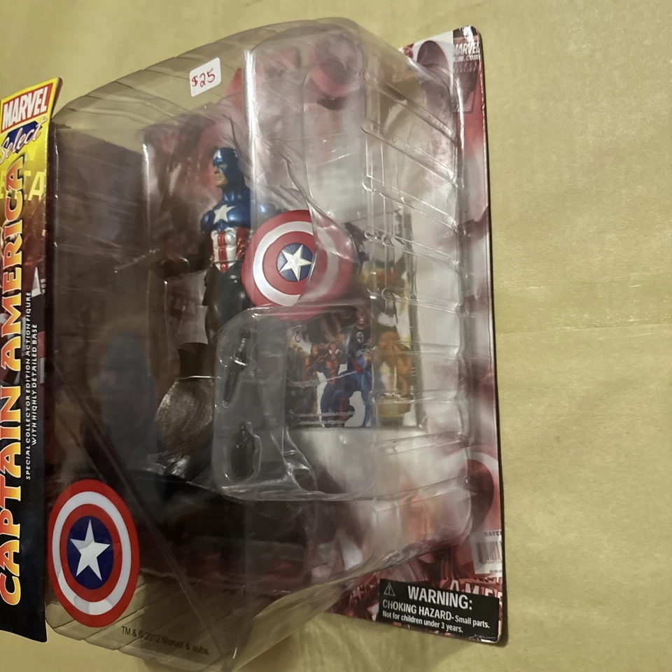 Экшн-фигурка Diamond Marvel Select Captain America Bucky Barnes 2012 новая в коробке - Изображение 3 из 4