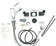 DELTA FAUCET 4140-TP-DST Collins Single Handle Tract-Pack Pull-Out Kitchen Fauce