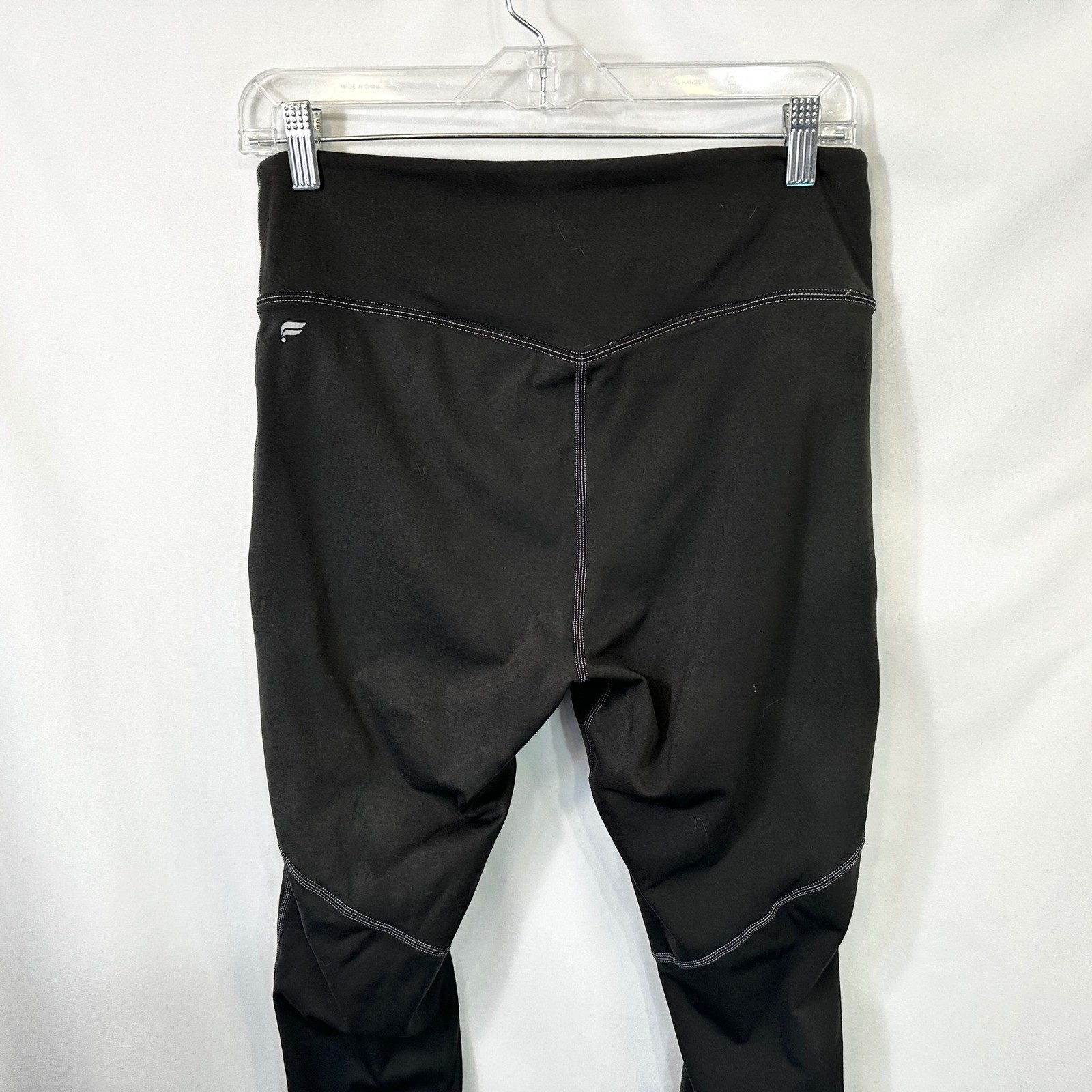 Fabletics Motion365 Large Leggings Solid Black Hi… - image 5