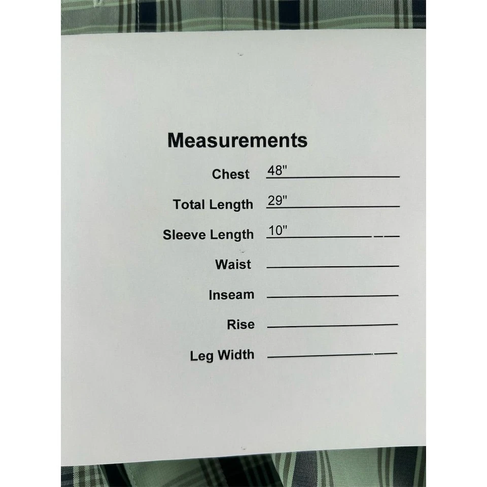 Marmot Men's Plaid Button-Up Camp Shirt Green Short Sleeve Size L Casual NEW - Image 2 of 4