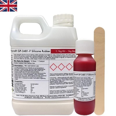 Polycraft 1,1 kg RTV Silikon Formenbau Kit - hohe Elastizität & schnell abbindend