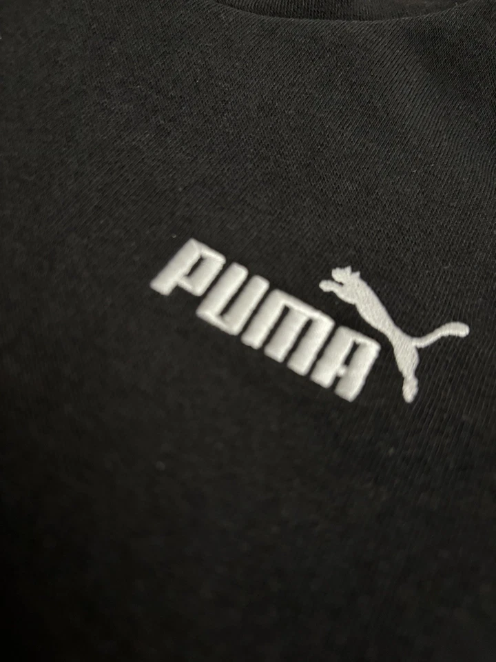 BRANDNEW PUMA Polyfleece Jacket / Coat for Boy Size 8 / Small Black - Image 2 of 3