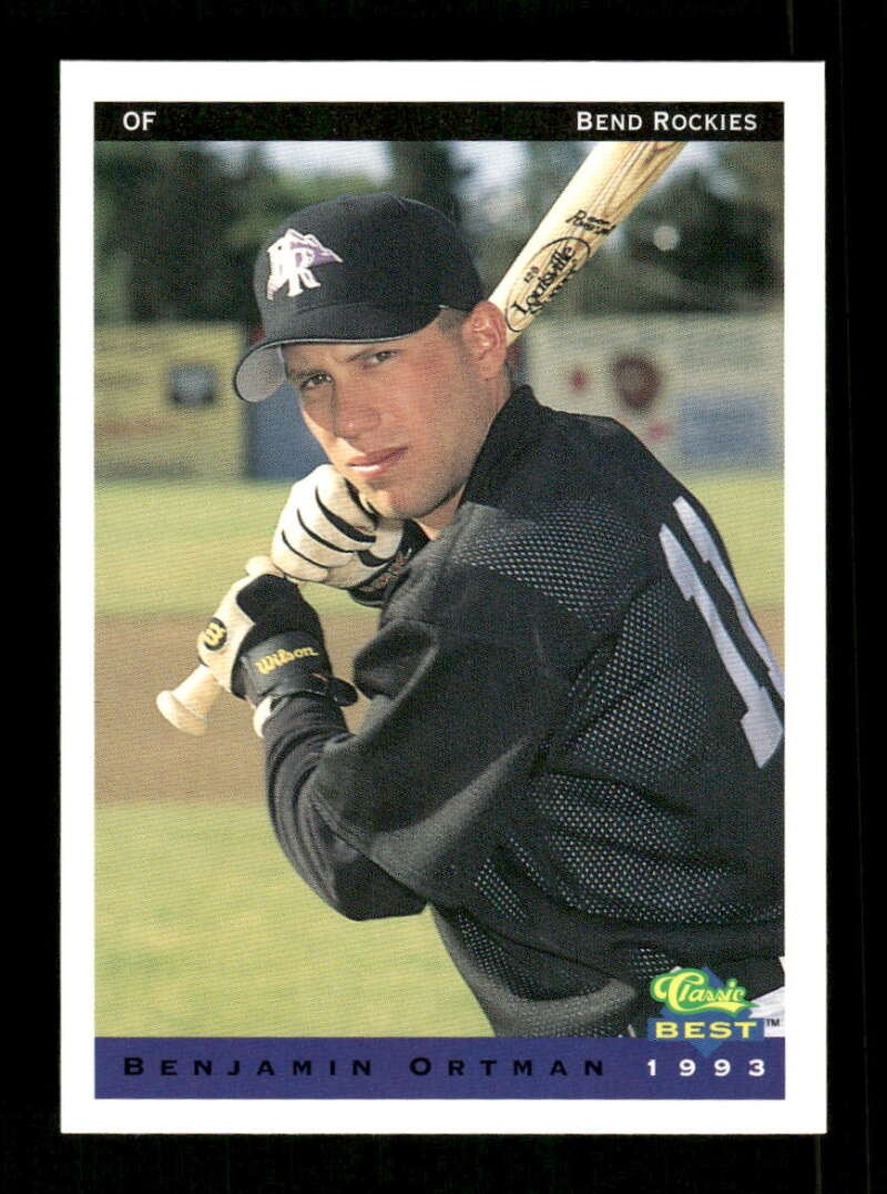Hits&Hits　1970-1993 1993 Classic Best Team Sets Bend Rockies #20 Benjamin Ortman