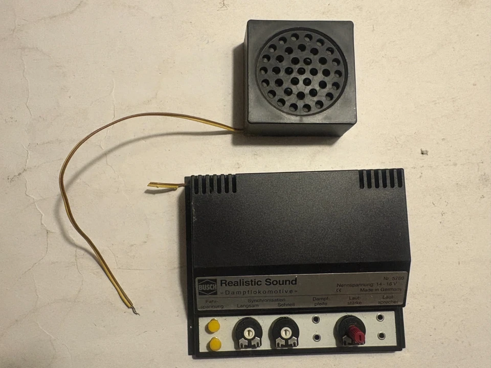 Busch 5780 Realistic Sound "Dampflokomotive", ansehen, Schnäppchen !!!