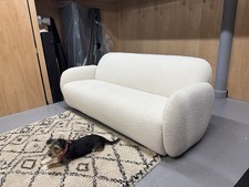 Image of Swoon Briar 3 Seater Sofa In Cream Boucle RRP £1779