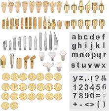 82-Piece Pyrography Wood Burning Tool Set for DIY Crafts and Embossing