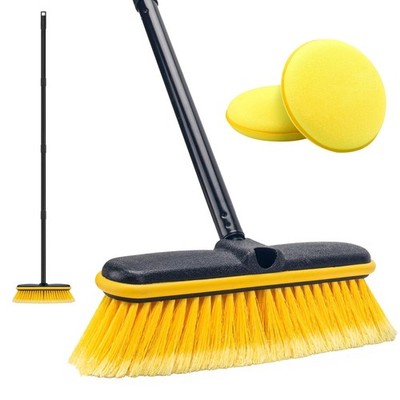 Car Wash Brush with Long Handle 55'' Vehicles Exterior Washing Supplies Soft ...