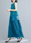 PLEATS PLEASE ISSEY MIYAKE sleeveless top + irregular trousers two-piece set — photo 7
