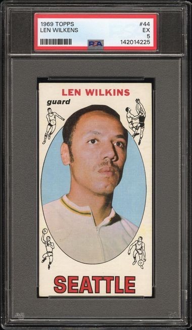 1969/70 Topps Basketball #44 Len Wilkens PSA EX 5 142014225